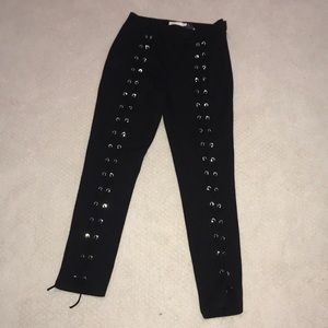 Nasty Gal - Pull It Off Lace-up Pants